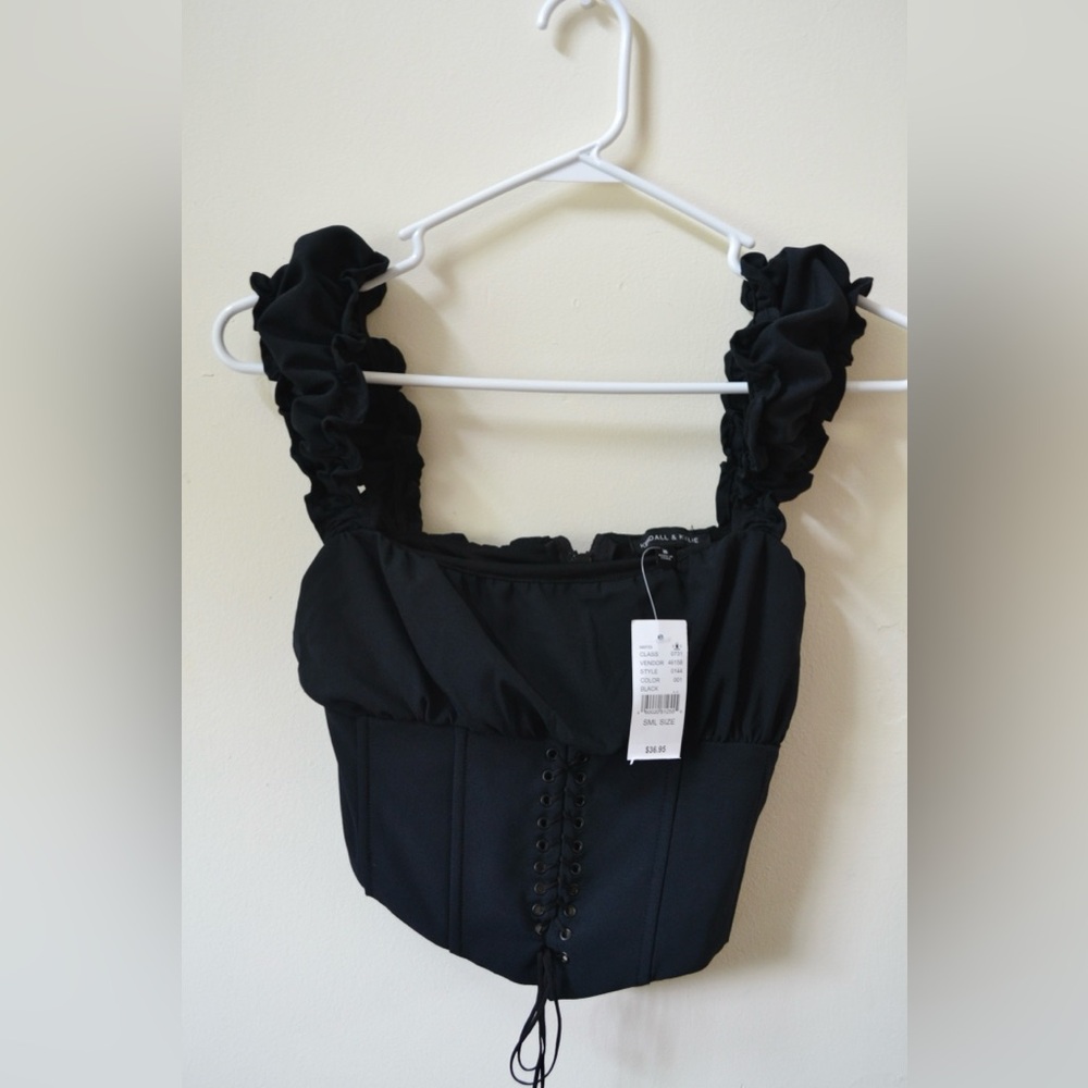 Pacsun black corset top
